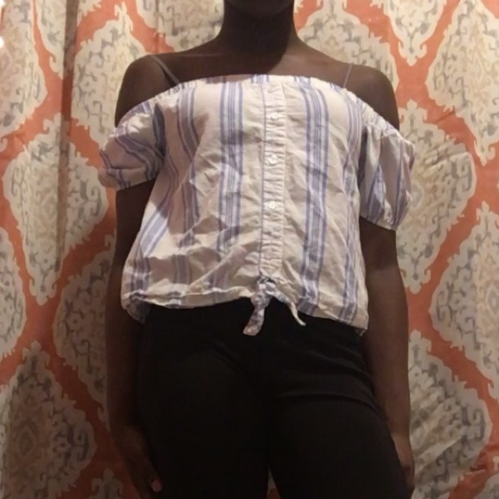 Off the shoulder shirt